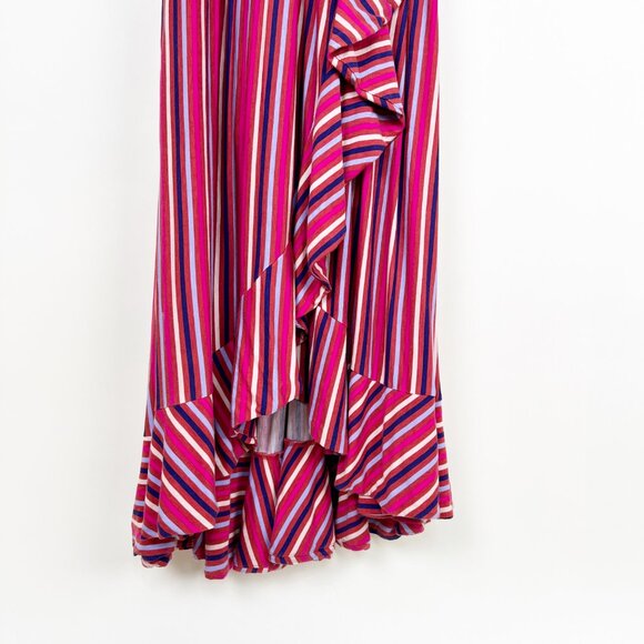 Anthropologie Maeve Gabriela Ruffled Midi Maxi Dress Sundress Barbie Sun Summer - Picture 10 of 15